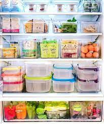 The Home Edit On Instagram We Always Get Asked Where Do Leftovers Go In The Fridge Just Designate A Shel The Home Edit Fridge Organization Food Storage