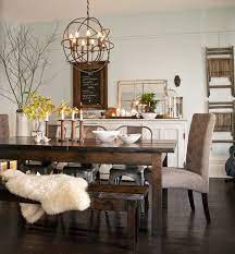 Candles….oh they look lovely in any form or shape and can illuminate your dining tables as centerpieces!candles can either be grouped together and lit up when needed, or you can place single candelabra to add more style to your dining experience. Getting The Ultimate Pinterest Dream Home Would Cost You Millions Modern Farmhouse Dining Room Decor Modern Farmhouse Dining Modern Farmhouse Dining Room