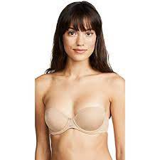 Calvin Klein Women's Naked Glamour Strapless Push Up Bra,Buff,32C |  eBay