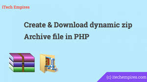 Download winrar to open your zip files now! How To Create Dynamic Zip Archive File In Php Itech Empires