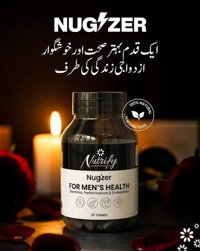 Take charge of your health and your confidence. Nutrify Nugizer is specially formulated to support men's stamina, performance & endurance. Because your well-being matters, in and out of the bedroom. [Nugizer, MensHealth,