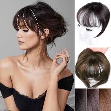 However, if there is a zombie apocolypse, and you feel it necessary to. Mini Fringe Hairpiece Straight Clip In Forehead Topper With Wispy Bangs Extension Light Brown Buy Online In Burundi At Burundi Desertcart Com Productid 162660185