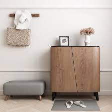 Maybe you would like to learn more about one of these? Schuhschrank Mit 2 Turen In Schwarz 14 Paar Nussbaum In 2021 Shoe Storage Cabinet With Doors Shoe Storage Cabinet Storage Cabinet