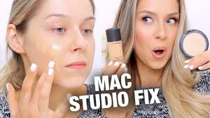 mac studio fix fluid powder foundations review