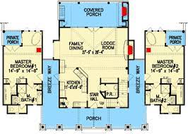 Plan 15705ge Dual Master Bedrooms Unique House Plans Master Suite Floor Plan Bedroom House Plans