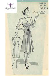 Patrons De Couture R511 Annees 1940 Vintage Vogue Patron De Couture Robe B32 Noorsafetyconsultants Com