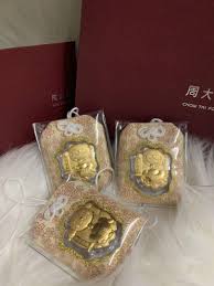 It will be the second of the two. Authentic Pure Gold 999 Chow Tai Fook Jewellery Luxury Accessories On Carousell