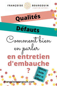 Qualites Defauts Comment Bien Repondre A Cette Question En Entretien De Recrutement F En 2020 Questions Entretien Embauche Qualite Defaut Qualite Defaut Entretien