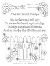 Girl scout brownie coloring pages. Girl Scout Pledge Coloring Page Daisy Girl Scouts Girl Scout Daisy Activities Girl Scout Promise
