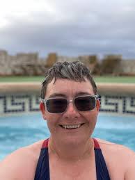 We stayed in a castle. A CASTLE! (I didn't last long in the pool as it was  blowing a gale, but by golly I wasn't going to miss my chance to have