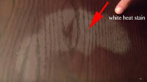How To Remove White Heat Stains From Wood Furniture Easy Life Hacks