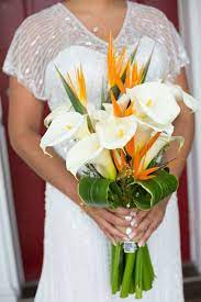 Bird Of Paradise And Calla Lilly Bridal Bouquet Wedding Inspiration Beach Wedding Bouquet Diy Tropical Wedding Bouquets Bird Of Paradise Wedding