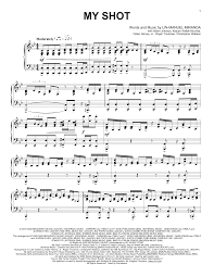 Check spelling or type a new query. Lin Manuel Miranda My Shot From Hamilton Arr David Pearl Sheet Music Notes Chords Download Printable Pdf 454559 Score