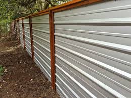 Image result for corrugated fencing