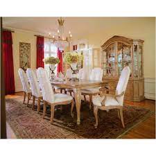 Aubrey 5 piece traditional height pedestal dining set. 622 760 American Drew Furniture Leg Table Rta