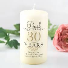 ✓free > item 30 of 670 total | ranging from rs.99 to rs.1949. Personalised 30th Wedding Anniversary Candle The Personalised Gift Shop