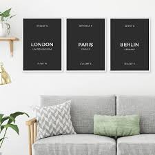 3er Set Poster No 48 London Paris Berlin 30x40 Cm Photolini Bilderrahmen Fotowande Poster Und Geschenke London Design Set Poster Wenn dies bereits geschehen ist, dein artikel nicht angekommen ist oder er nicht der beschreibung entspricht, kannst du dies etsy melden, indem du.