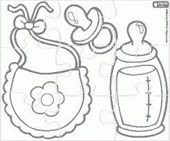 Check spelling or type a new query. Kleurplaat Puzzel Van Babyfles En Baby Slabbetje Kleurplaten