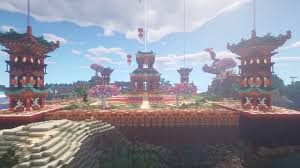 One best way to experience minecraft is through survival minecraft servers. The Japanese Chinese Inspired Empire I Built On A Survival Server Feel Free To Give Me New Ideas R Minecraft