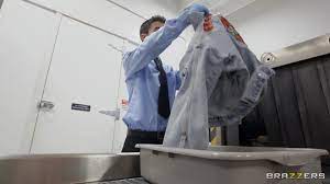 Soaked-Panty Slutting in the Security Line