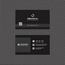 Black / white cool and modern music teacher mini business card. Black Business Card Templates Psd Design For Free Download Pngtree