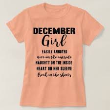 Girly Personalized Birthday Women S Birthday Shirts For Adults December Girl Birthday Gift Funny Ladies T Shirt Zazzle Com Birthday Gifts For Girls T Shirts For Women Women Humor