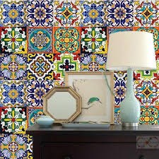 We shop and deliver, you enjoy. Wallpaper Mexican Themed Peel And Stick Self Adhesive Home Decor Diy 2 X9 5 Feet 2 Panels Buy Online In Malta At Malta Desertcart Com Productid 45123331