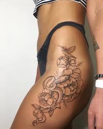 Traditional Snake Tattoo Google Search Illustration Discover And Save Your Own Pins On Pinterest Traditional Snake Hip Tattoo Thigh Tattoos Women Bad Tattoos