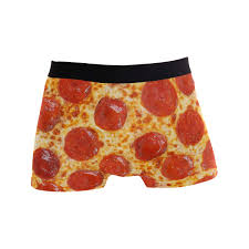 Mens Underwear Original Pepperoni Pizza Men Boxer Briefs