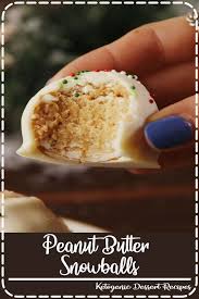 Peanut Butter Snowballs Dessert Recipes Yummy Food Food