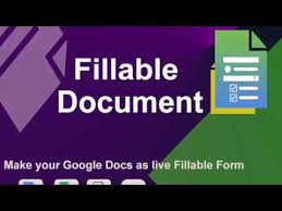 * yes, you can make a pdf directly from google docs as this is a standard feature of all word processors the problem is, you want a fillable pdf. Youtube