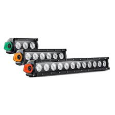 Lumen Single Row Led Light Bar With Illuminated End Caps Powersportsid Com