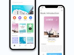 A Reading Application Based On Sharing And Commenting App Interface Interface Reading