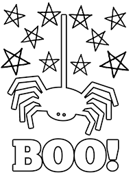 Cat in the (witch's) hat. Kids Halloween Coloring Pages