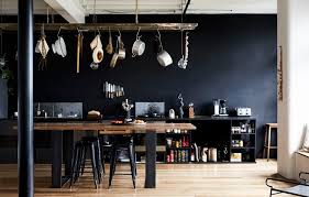 inside a new york loft style apartment