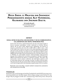 Alat komunikasi tradisonal dan modern. Pdf Media Sosial Di Malaysia Dan Indonesia Penggunaaannya Sebagai Alat Komunikasi Kolaborasi Dan Jaringan Digital Siti Ezaleila Mustafa Academia Edu