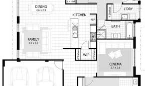 Sloping lot house plans (18). Bedroom House Plan Double Garage Design House Plans 109721