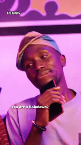 This Babalawo is using ear ring, here's his reason