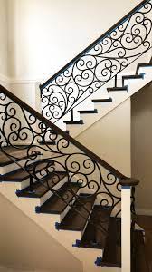 Wrought Iron Stair Case Railing Custom Made By Adoore Iron Design Located In Melbourne Iron Stair Railing Iron Staircase Wrought Iron Stairs