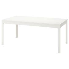 The dimensions of the coffee table are: Ekedalen White Extendable Table Min Length 180 Cm Ikea