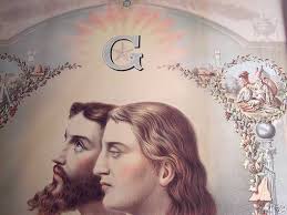 Masonic Poster of the Patron Saints of Freemasonry