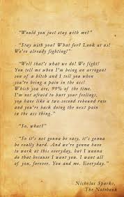 Well That S What We Do We Fight Nicholas Sparks The Notebook Quote The Notebook Quotes Nicholas Sparks Quotes Romantic Texts