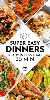 50 Quick And Easy Dinner Recipes Anyone Can Cook Recipe In 2020 Easy Dinner Recipes Easy Dinner Dinner Recipes Easy Quick