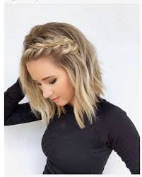 An ideal hair length for a french braid can vary but you want to make sure the hair is long enough to tuck under itself without popping out, explains of course, if you want to add in extensions that's also an option. How Do You French Braid Short Hair Romantic Words