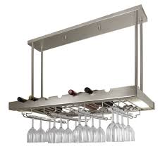 Lighted Hanging Wine Rack With Glass Storage Hanging Wine Glass Rack Hanging Wine Rack Wine Glass Storage