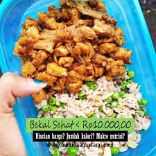 Makan nasi lemak setiap hari, tahu ke berapa jumlah kalori dalam sepinggan nasi lemak? Healthy On A Budget Menu Makan Sehat Dengan Budget Di Bawah 10 Ribu Monica Agustami