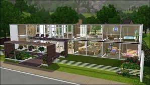 It's tough to read house plans when they're thick with seemingly cryptic symbols. Mod The Sims Modern Perspective Open Plan Modern Family Home No Cc