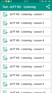 Check spelling or type a new query. Jlpt N5 Learn N5 And Test N5 For Android Apk Download