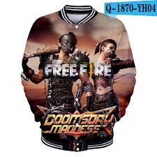 In the free fire battleground game, everyone loves to play with shimada hayato, a kid from a legendary samurai family. Free Fire Cardigan Baseball Uniform Jacket For Men And Women Shopee Malaysia