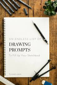 Tj Vann Art Art Prompts Sketch Book Drawing Prompt